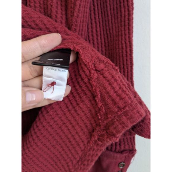 Torrid Women's Top Long Sleeve Thermal Waffle Knit Top Size 2 - Picture 8 of 9